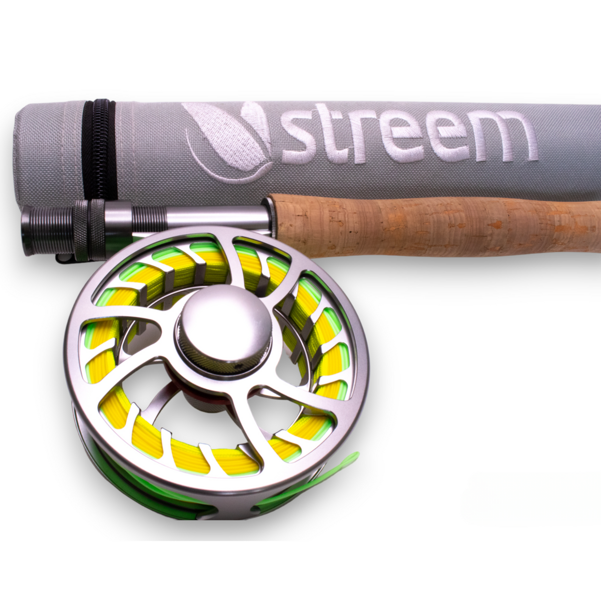 STREEM Brook Series Medium-Fast Action 4 Piece, 9 ft, 5 wt Fly