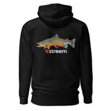 Streem Logo Front | Tri-Trout Back - Premium Hoodie (Dark Colors)