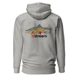 Streem Logo Front | Tri-Trout Back - Premium Hoodie (Light Colors)
