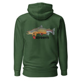 Streem Logo Front | Tri-Trout Back - Premium Hoodie (Light Colors)