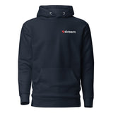 Streem Logo Front | Tri-Trout Back - Premium Hoodie (Dark Colors)