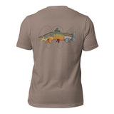 Streem Logo Front | Tri-Trout Back - 100% Cotton (Light Colors)