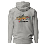 Streem Logo Front | Tri-Trout Back - Premium Hoodie (Light Colors)